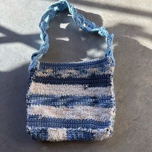 Handmade one of a kind crochet bag from San Francisco, CA